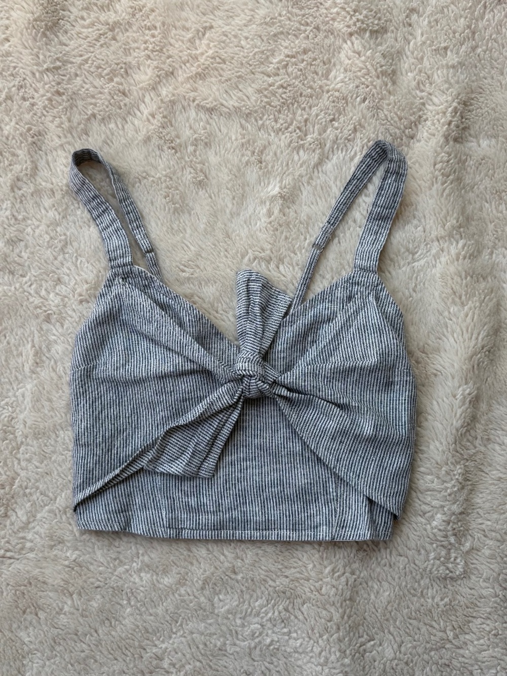 Abercrombie & Fitch Striped Crop Top XXS